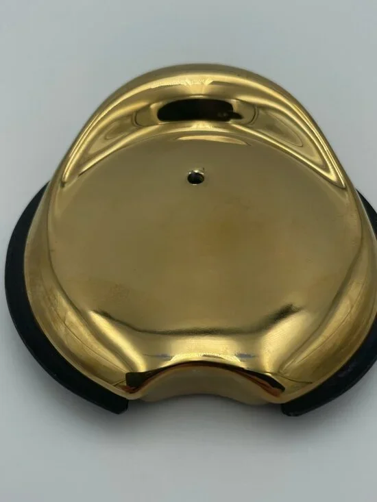 Starbucks Replacement Lid Gold Metallic Shiny Chrome Travel Mug Tumbler - Picture 3 of 3